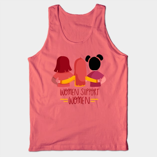 Women Support Women Tank Top by Mako Design 